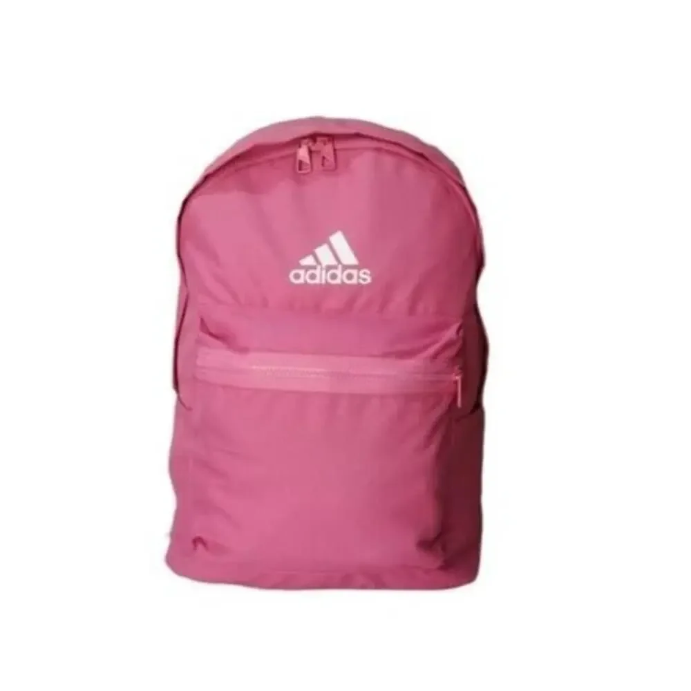 NEW Adidas Classic Adults Backpack Pink White HE9698 One Size School Bag
